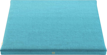 Zabuton Meditation Mat - Cotton Filled Yoga and Meditation Pad - Zabuton Meditation Cushion for Kneeling and Sitting Support - Large Rectangular Sitting Floor Pillow for Bench or Zafu