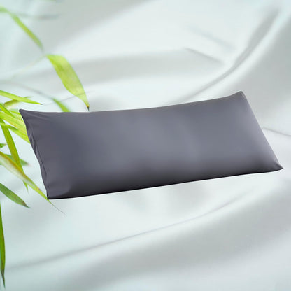 King Size Bamboo Viscose Zippered Pillowcases, 2 Pack, Navy Blue
