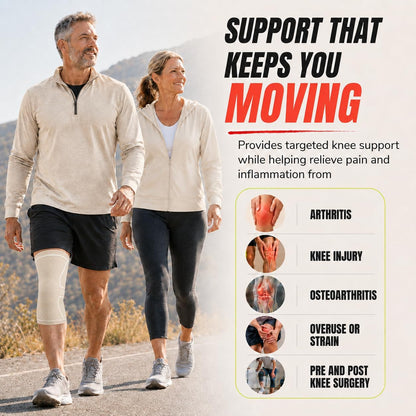 Knee Brace for Men and Women Knee Compression Sleeve Knee Support Wraps for Arthritis Joint Pain Relief, Workout, Swelling, Sports, Circulation, Running, Recovery for ACL & Meniscus Tear