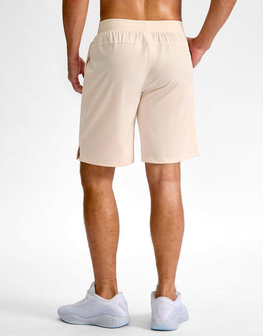 Men's Athletic Running Shorts 7"/5"/9" Zipper Pocket Lightweight Workout Gym Quick Dry Shorts Golf Tennis Hiking