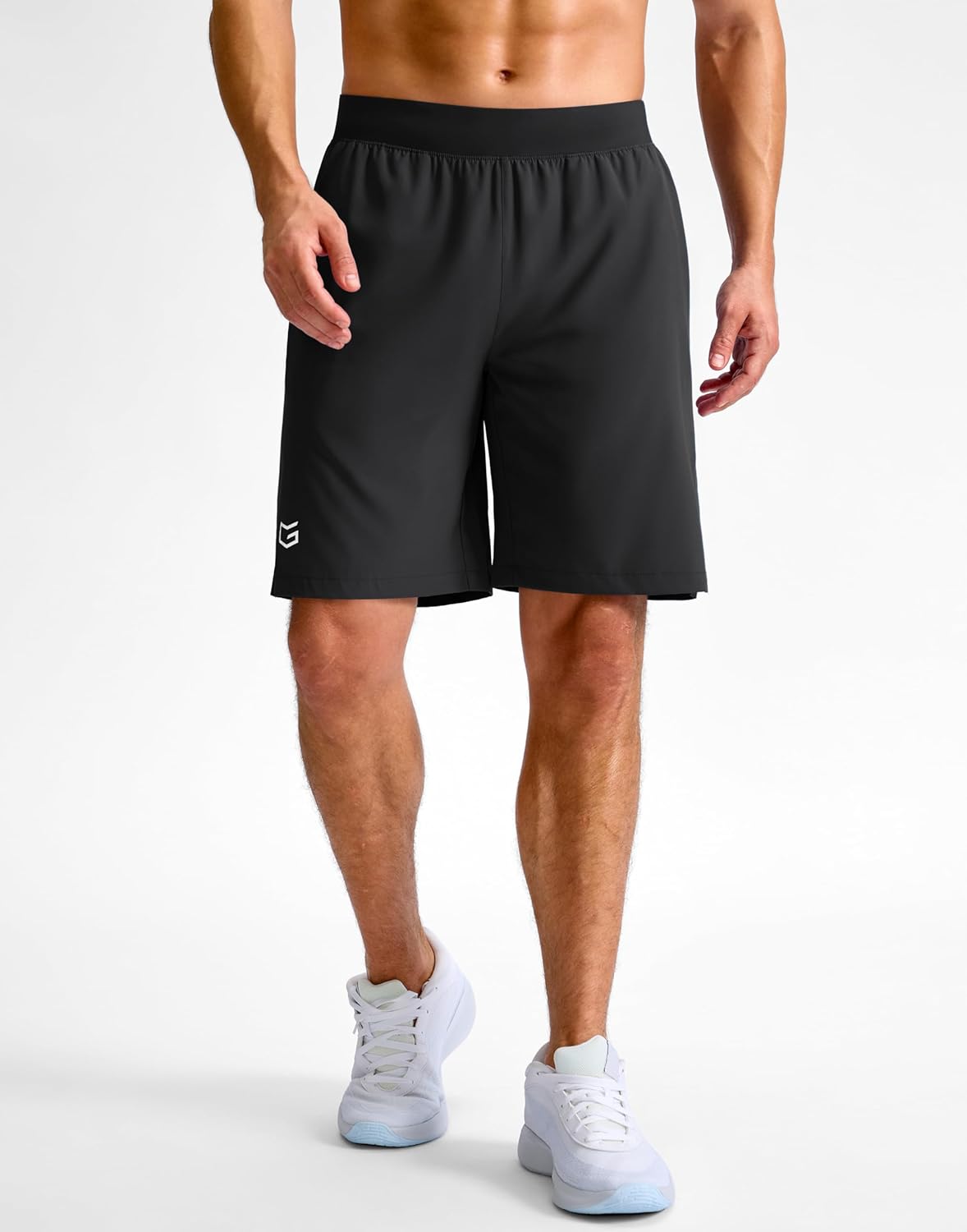 Men's Athletic Running Shorts 7"/5"/9" Zipper Pocket Lightweight Workout Gym Quick Dry Shorts Golf Tennis Hiking