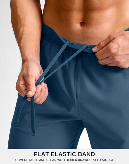 Men's Athletic Running Shorts 7"/5"/9" Zipper Pocket Lightweight Workout Gym Quick Dry Shorts Golf Tennis Hiking