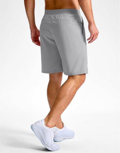 Men's Athletic Running Shorts 7"/5"/9" Zipper Pocket Lightweight Workout Gym Quick Dry Shorts Golf Tennis Hiking