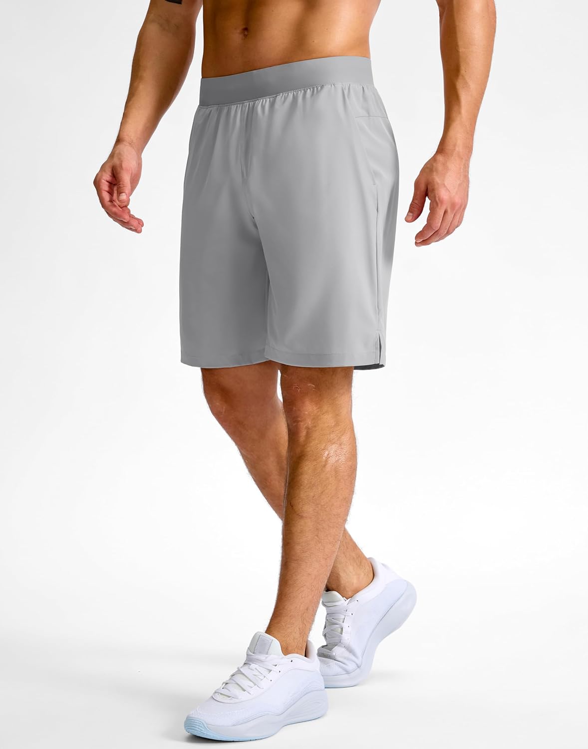 Men's Athletic Running Shorts 7"/5"/9" Zipper Pocket Lightweight Workout Gym Quick Dry Shorts Golf Tennis Hiking