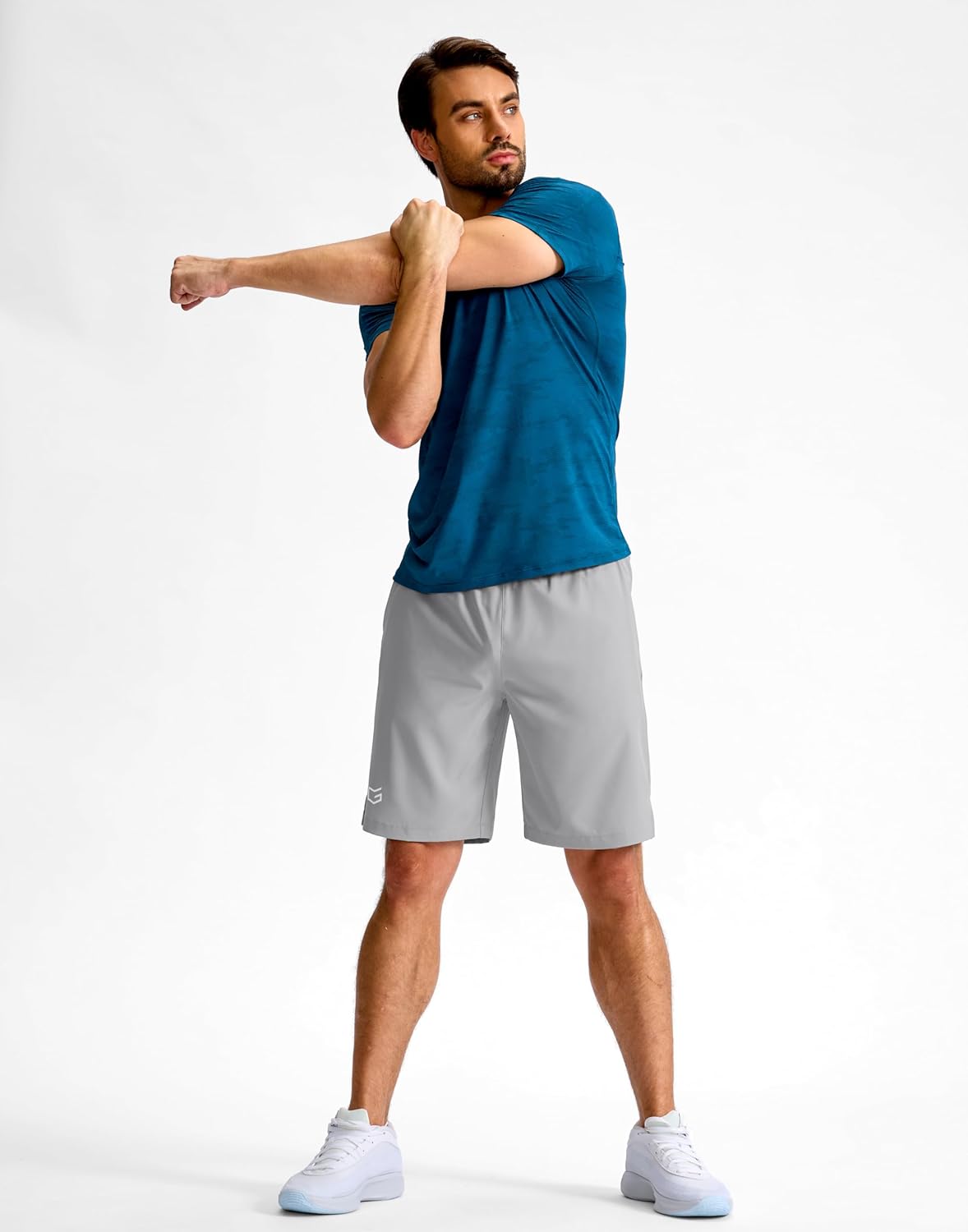 Men's Athletic Running Shorts 7"/5"/9" Zipper Pocket Lightweight Workout Gym Quick Dry Shorts Golf Tennis Hiking