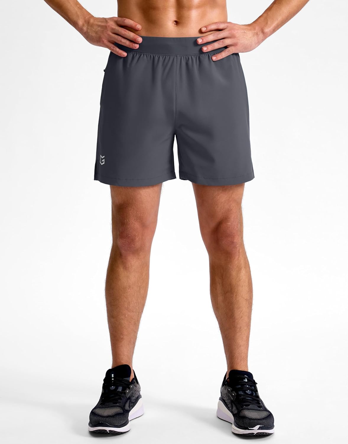 Men's Athletic Running Shorts 7"/5"/9" Zipper Pocket Lightweight Workout Gym Quick Dry Shorts Golf Tennis Hiking