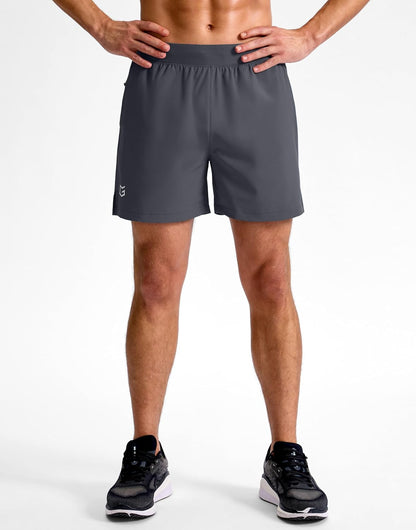 Men's Athletic Running Shorts 7"/5"/9" Zipper Pocket Lightweight Workout Gym Quick Dry Shorts Golf Tennis Hiking