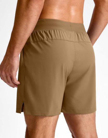 Men's Athletic Running Shorts 7"/5"/9" Zipper Pocket Lightweight Workout Gym Quick Dry Shorts Golf Tennis Hiking