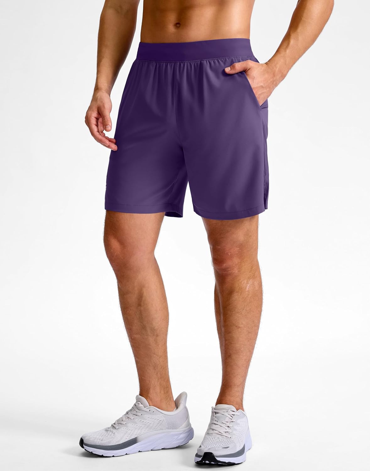 Men's Athletic Running Shorts 7"/5"/9" Zipper Pocket Lightweight Workout Gym Quick Dry Shorts Golf Tennis Hiking