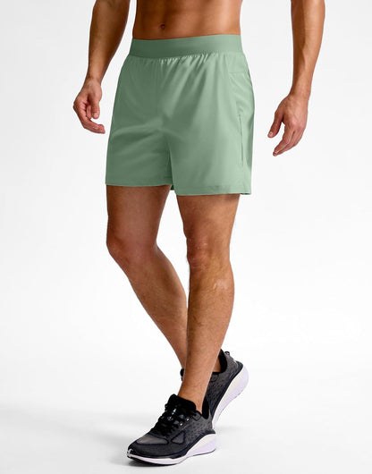 Men's Athletic Running Shorts 7"/5"/9" Zipper Pocket Lightweight Workout Gym Quick Dry Shorts Golf Tennis Hiking