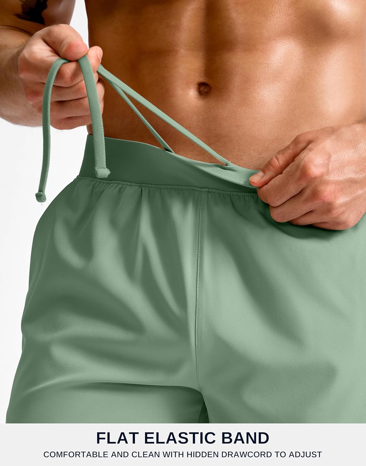 Men's Athletic Running Shorts 7"/5"/9" Zipper Pocket Lightweight Workout Gym Quick Dry Shorts Golf Tennis Hiking