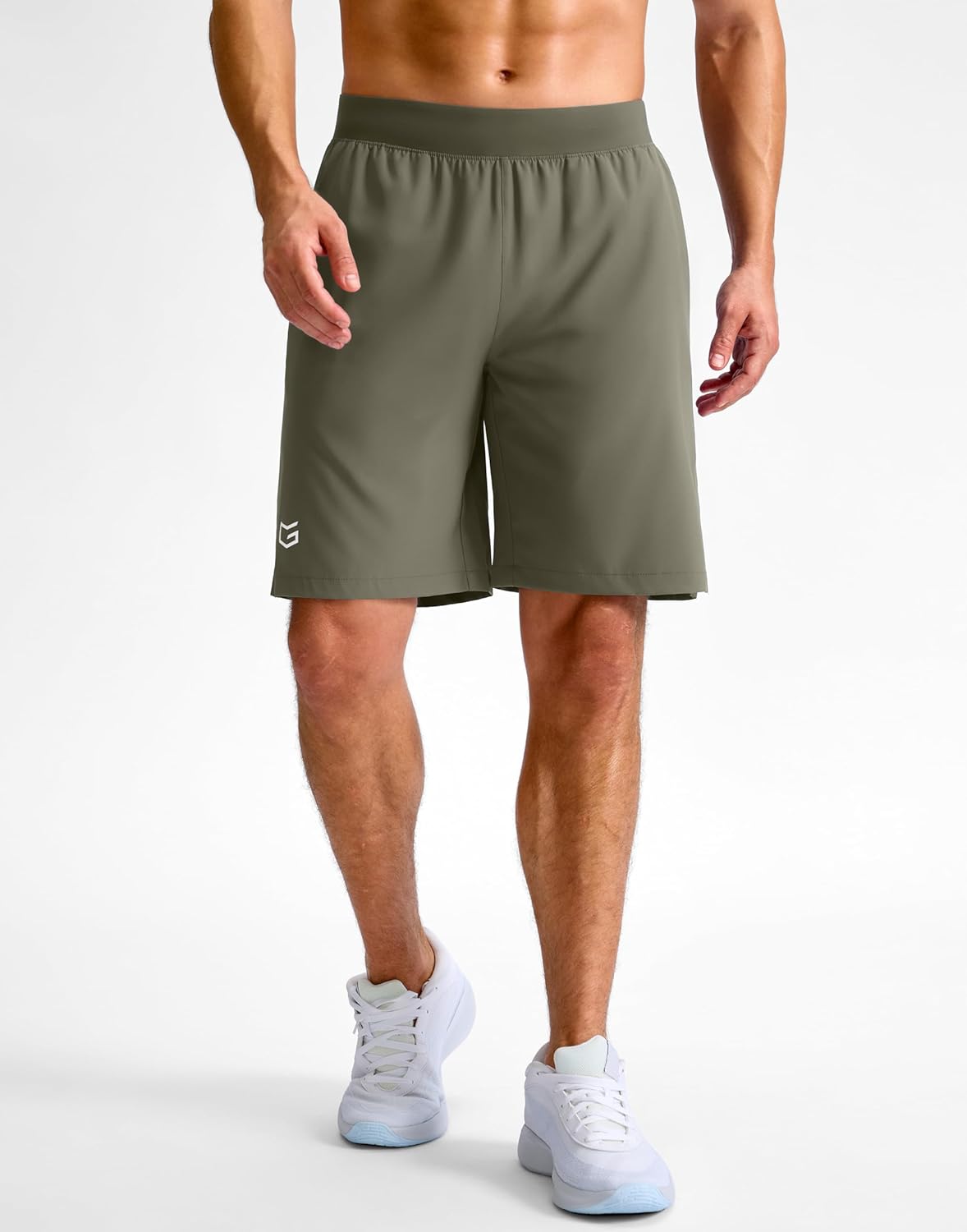 Men's Athletic Running Shorts 7"/5"/9" Zipper Pocket Lightweight Workout Gym Quick Dry Shorts Golf Tennis Hiking