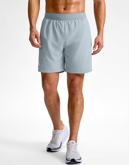 Men's Athletic Running Shorts 7"/5"/9" Zipper Pocket Lightweight Workout Gym Quick Dry Shorts Golf Tennis Hiking