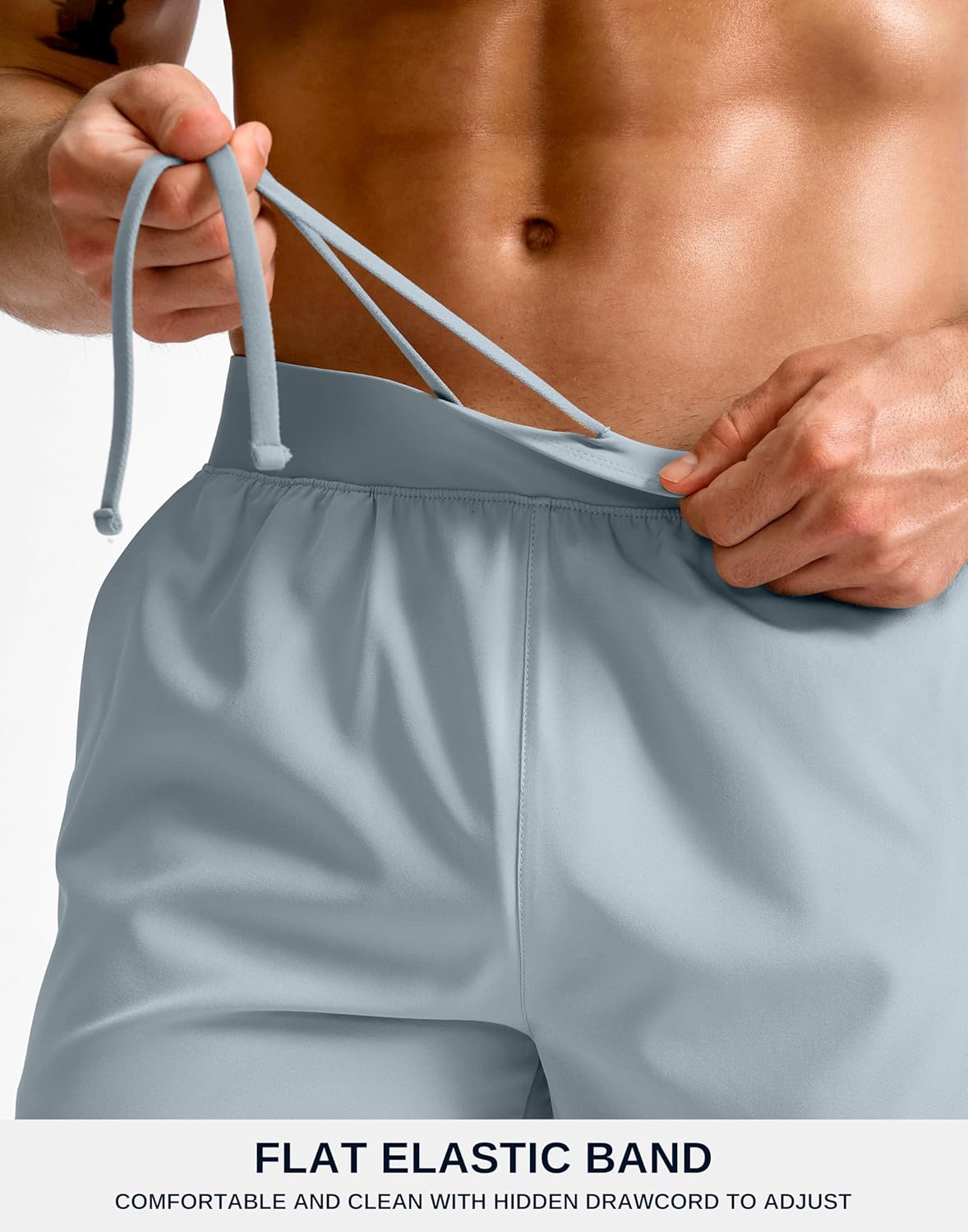 Men's Athletic Running Shorts 7"/5"/9" Zipper Pocket Lightweight Workout Gym Quick Dry Shorts Golf Tennis Hiking