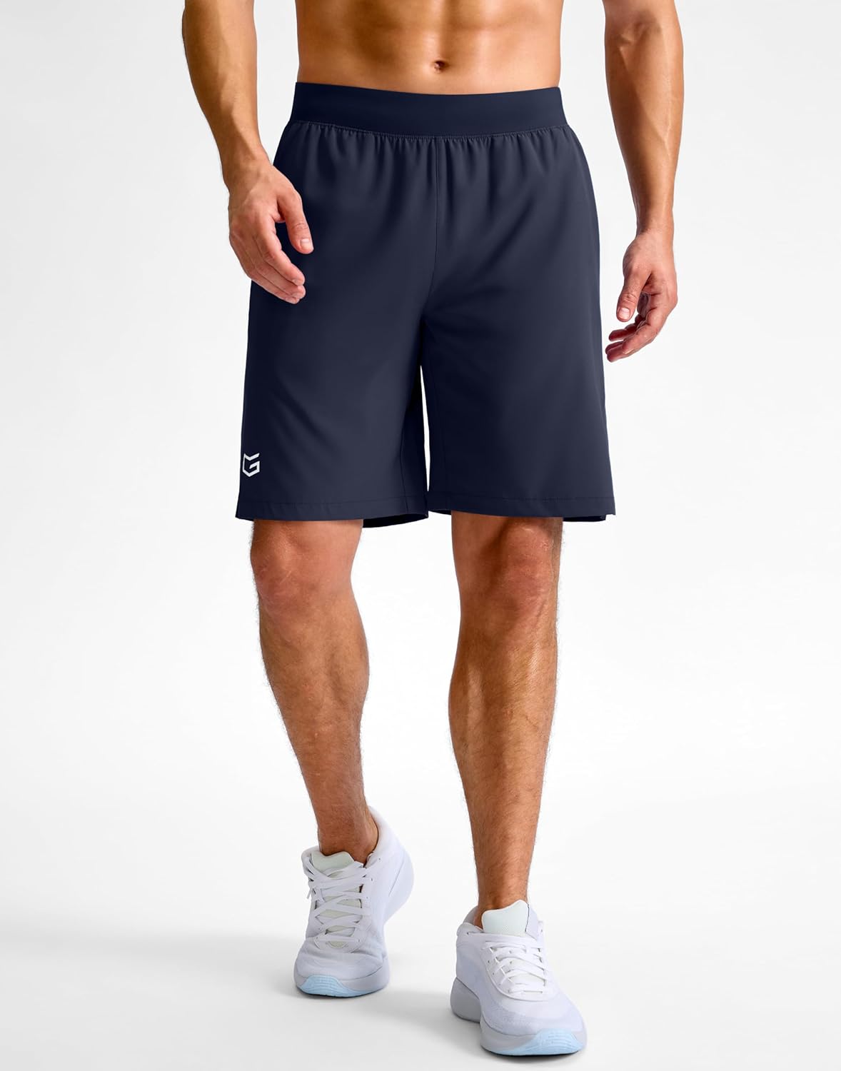 Men's Athletic Running Shorts 7"/5"/9" Zipper Pocket Lightweight Workout Gym Quick Dry Shorts Golf Tennis Hiking