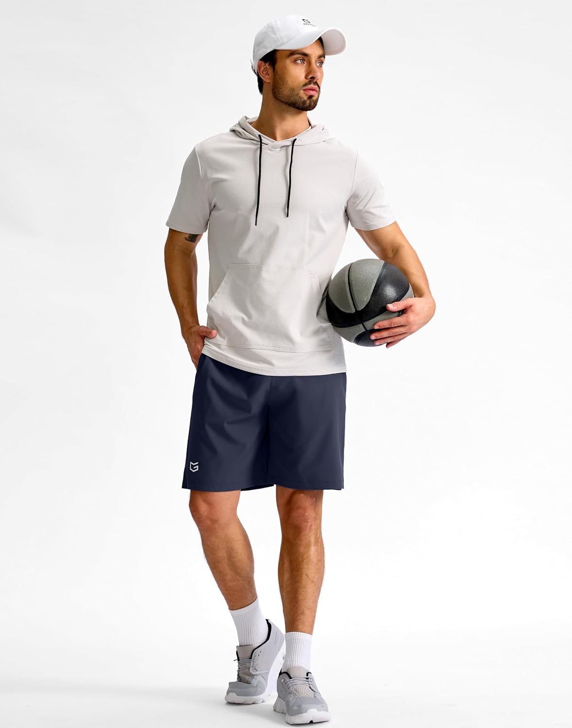 Men's Athletic Running Shorts 7"/5"/9" Zipper Pocket Lightweight Workout Gym Quick Dry Shorts Golf Tennis Hiking