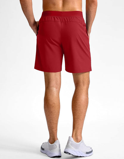 Men's Athletic Running Shorts 7"/5"/9" Zipper Pocket Lightweight Workout Gym Quick Dry Shorts Golf Tennis Hiking