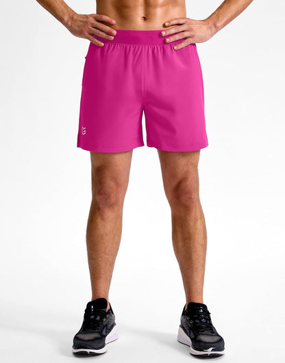 Men's Athletic Running Shorts 7"/5"/9" Zipper Pocket Lightweight Workout Gym Quick Dry Shorts Golf Tennis Hiking