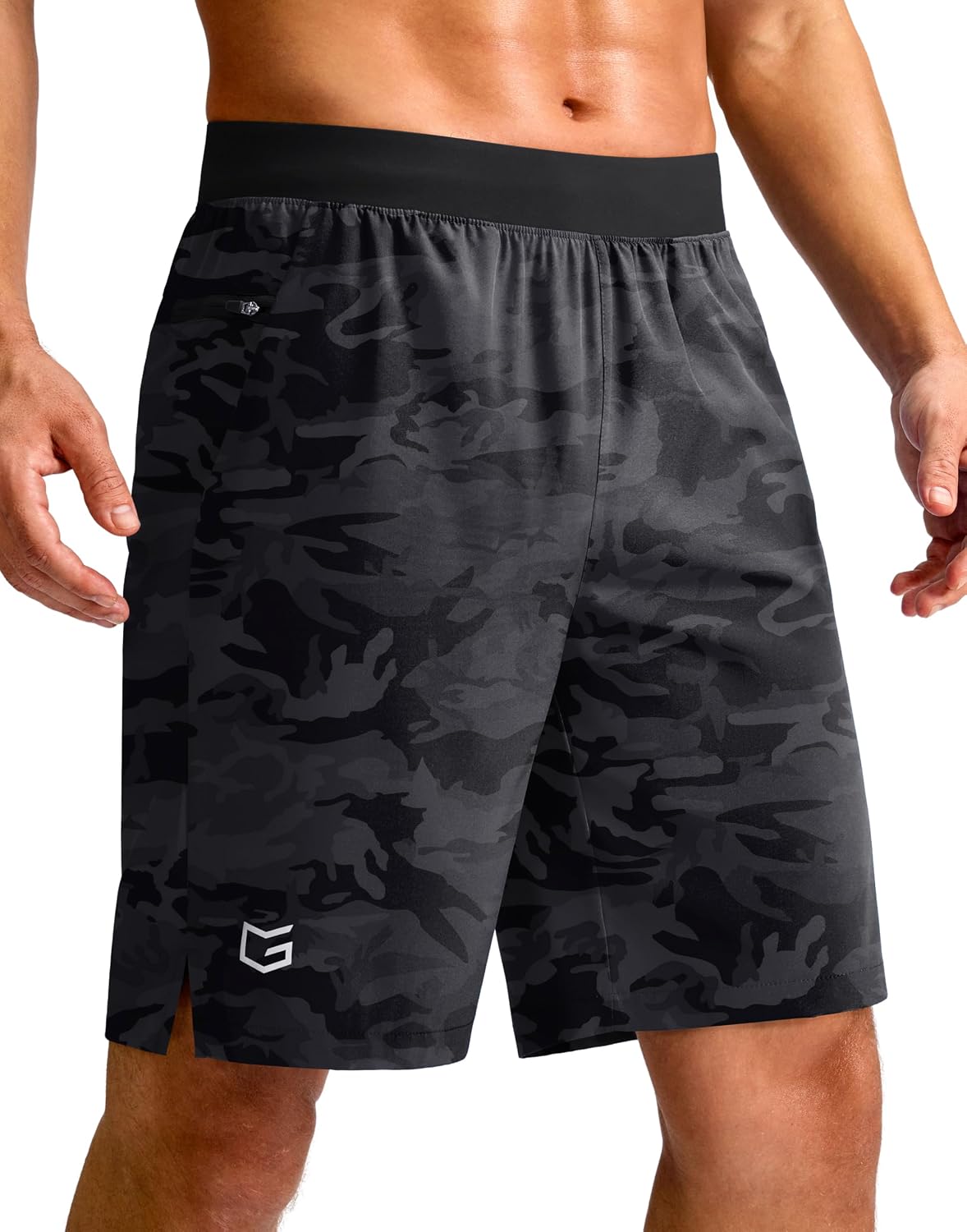 Men's Athletic Running Shorts 7"/5"/9" Zipper Pocket Lightweight Workout Gym Quick Dry Shorts Golf Tennis Hiking