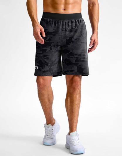 Men's Athletic Running Shorts 7"/5"/9" Zipper Pocket Lightweight Workout Gym Quick Dry Shorts Golf Tennis Hiking