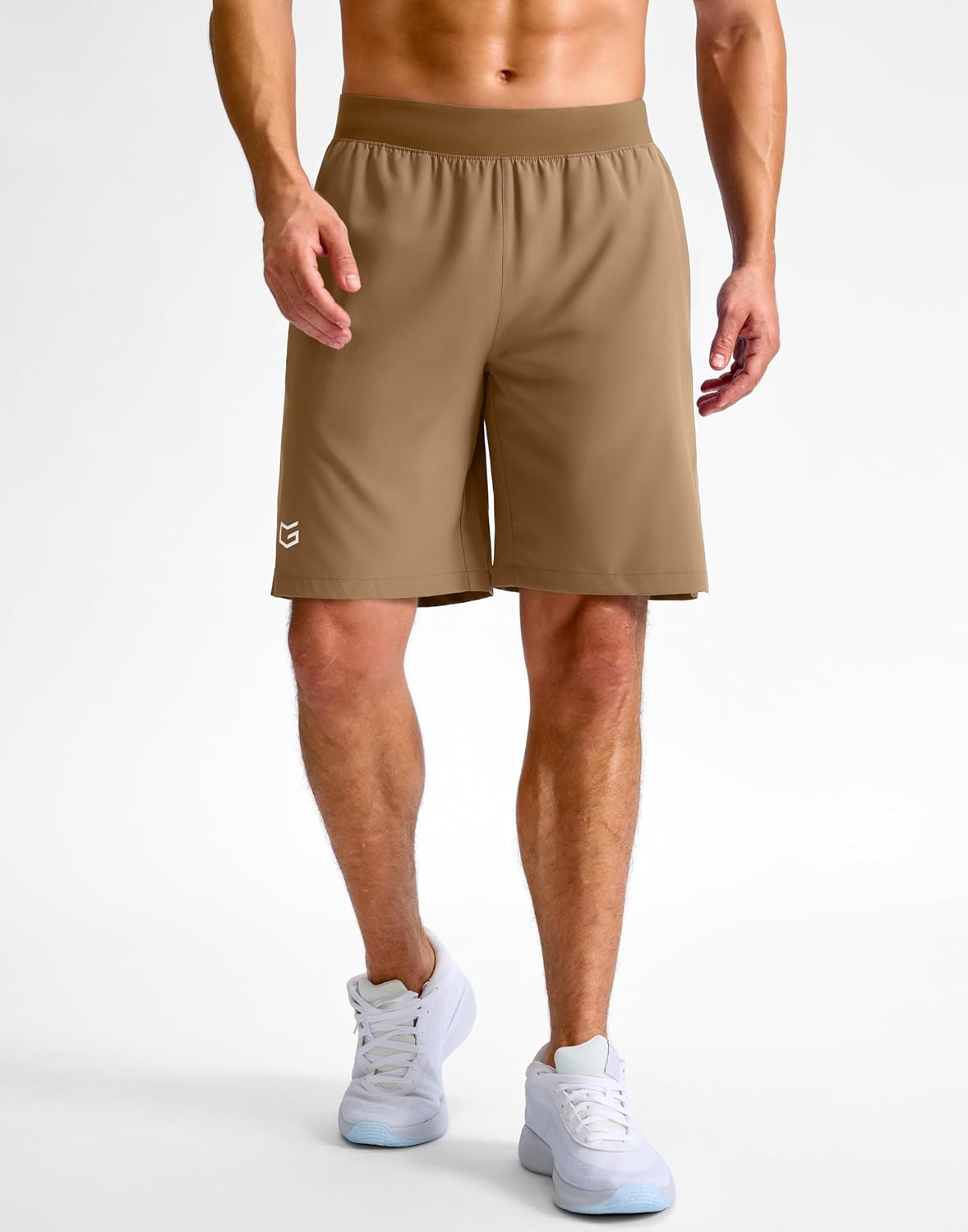 Men's Athletic Running Shorts 7"/5"/9" Zipper Pocket Lightweight Workout Gym Quick Dry Shorts Golf Tennis Hiking