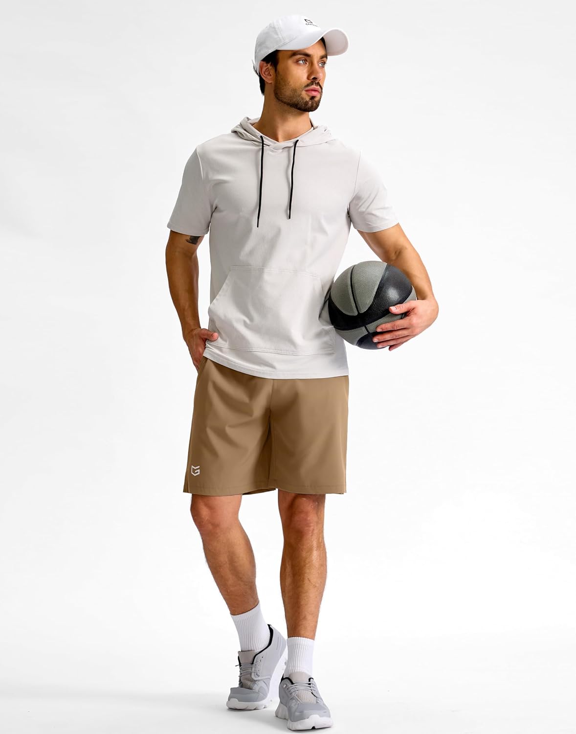 Men's Athletic Running Shorts 7"/5"/9" Zipper Pocket Lightweight Workout Gym Quick Dry Shorts Golf Tennis Hiking