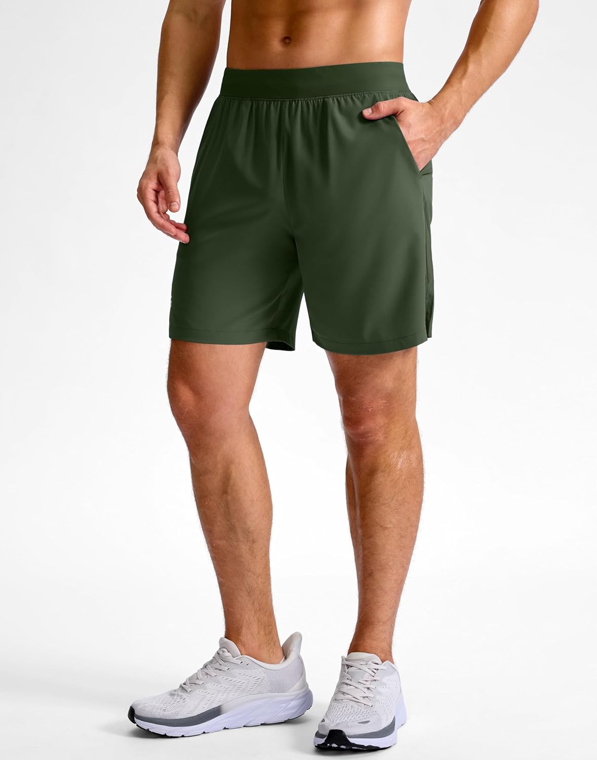 Men's Athletic Running Shorts 7"/5"/9" Zipper Pocket Lightweight Workout Gym Quick Dry Shorts Golf Tennis Hiking