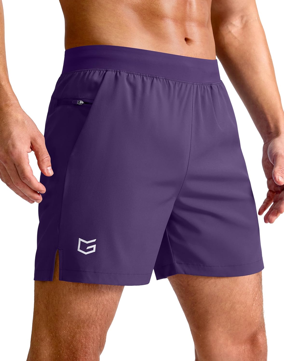 Men's Athletic Running Shorts 7"/5"/9" Zipper Pocket Lightweight Workout Gym Quick Dry Shorts Golf Tennis Hiking
