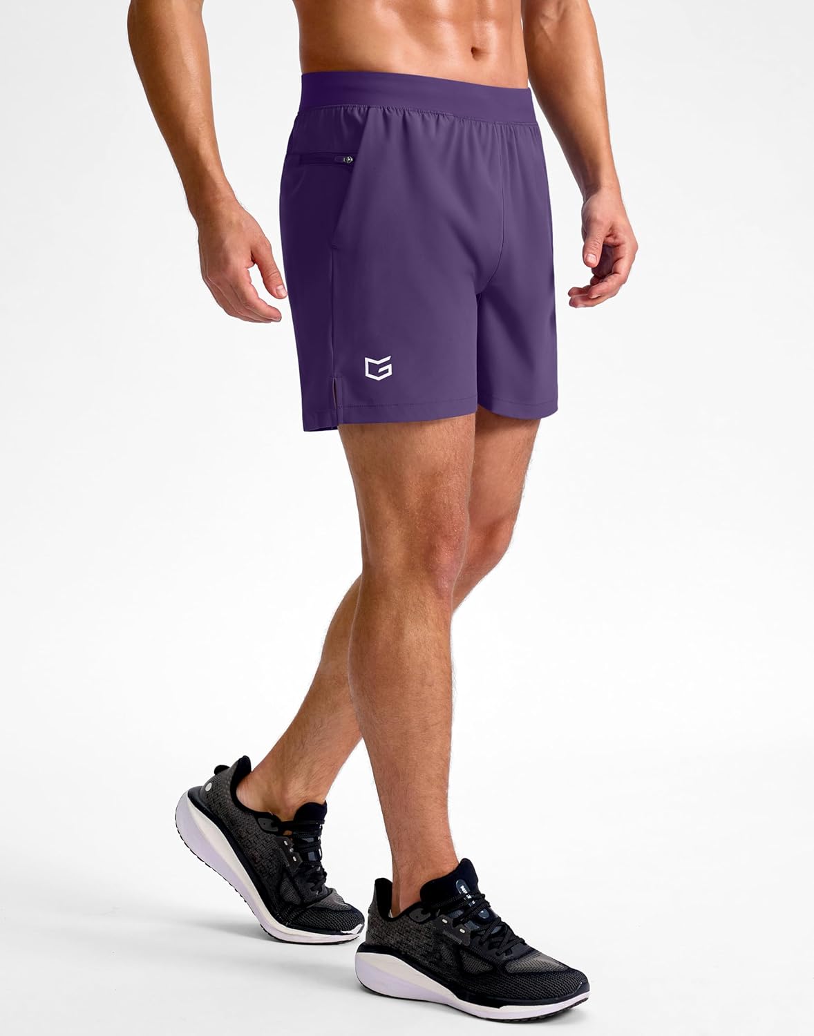 Men's Athletic Running Shorts 7"/5"/9" Zipper Pocket Lightweight Workout Gym Quick Dry Shorts Golf Tennis Hiking