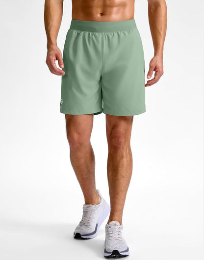 Men's Athletic Running Shorts 7"/5"/9" Zipper Pocket Lightweight Workout Gym Quick Dry Shorts Golf Tennis Hiking