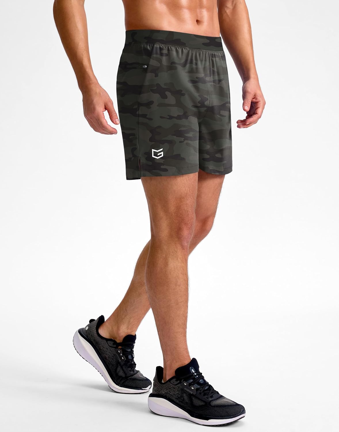 Men's Athletic Running Shorts 7"/5"/9" Zipper Pocket Lightweight Workout Gym Quick Dry Shorts Golf Tennis Hiking