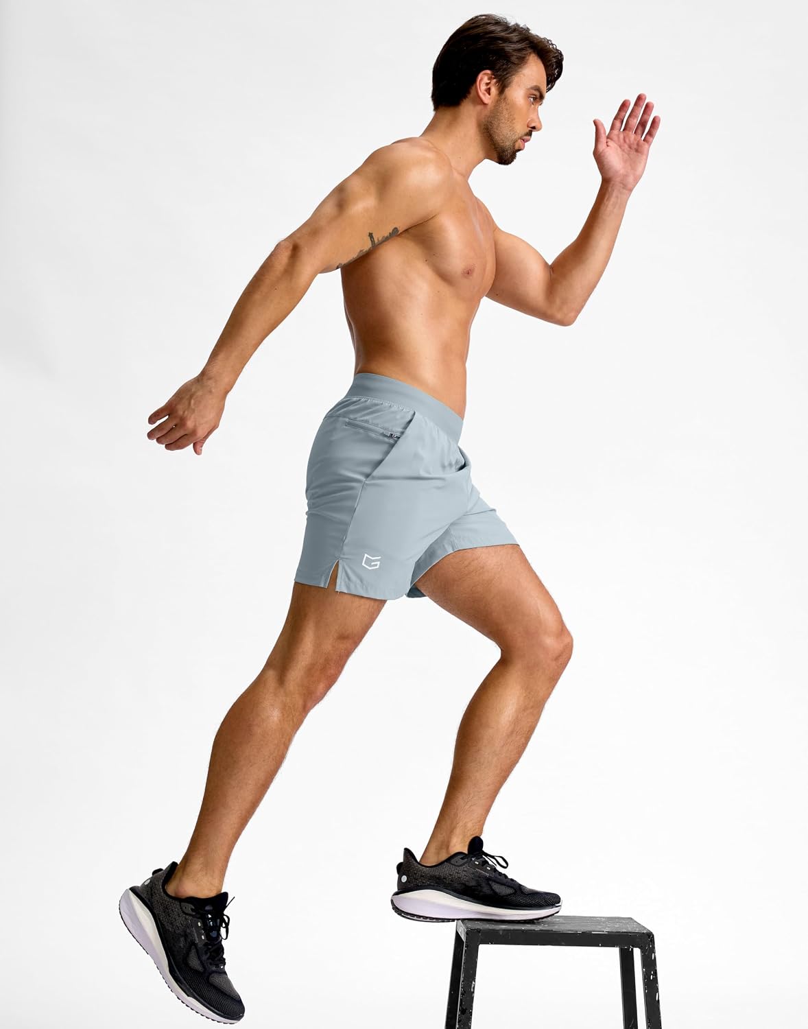 Men's Athletic Running Shorts 7"/5"/9" Zipper Pocket Lightweight Workout Gym Quick Dry Shorts Golf Tennis Hiking