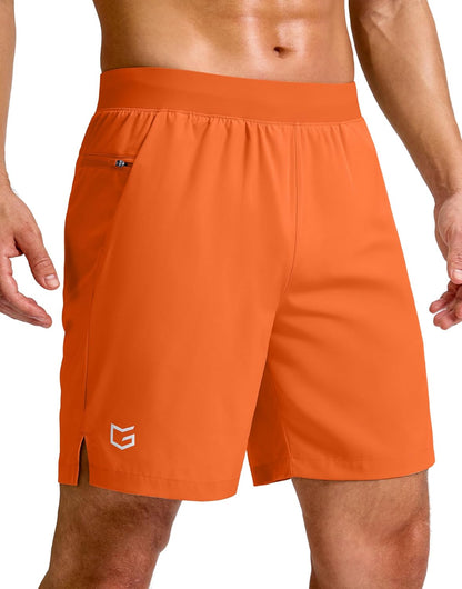 Men's Athletic Running Shorts 7"/5"/9" Zipper Pocket Lightweight Workout Gym Quick Dry Shorts Golf Tennis Hiking