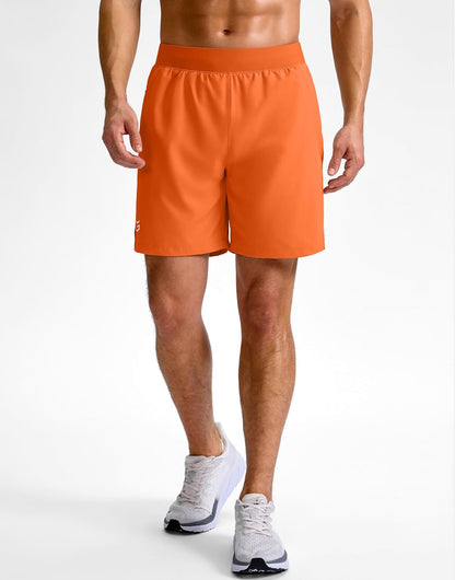 Men's Athletic Running Shorts 7"/5"/9" Zipper Pocket Lightweight Workout Gym Quick Dry Shorts Golf Tennis Hiking