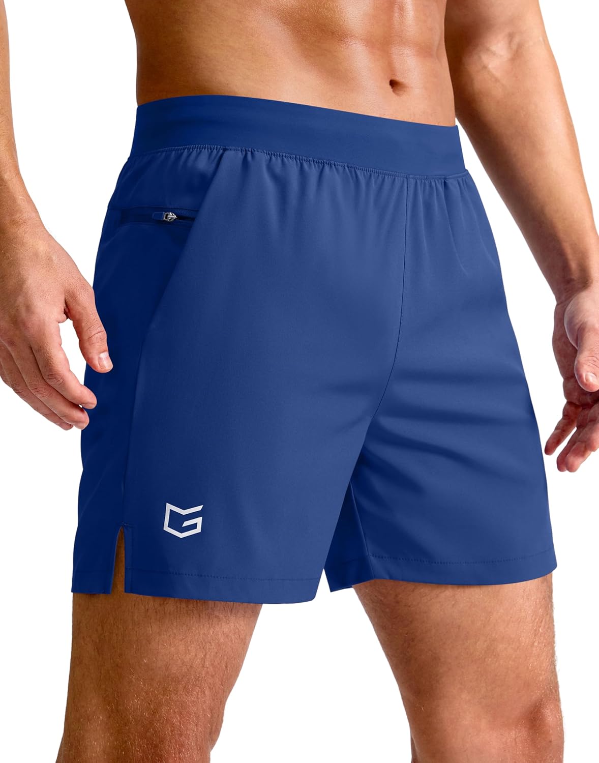 Men's Athletic Running Shorts 7"/5"/9" Zipper Pocket Lightweight Workout Gym Quick Dry Shorts Golf Tennis Hiking