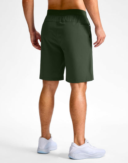 Men's Athletic Running Shorts 7"/5"/9" Zipper Pocket Lightweight Workout Gym Quick Dry Shorts Golf Tennis Hiking