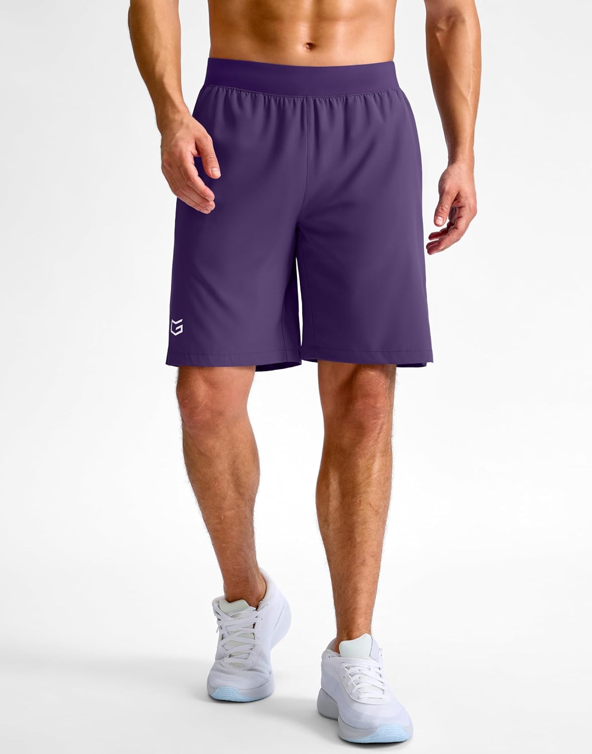 Men's Athletic Running Shorts 7"/5"/9" Zipper Pocket Lightweight Workout Gym Quick Dry Shorts Golf Tennis Hiking