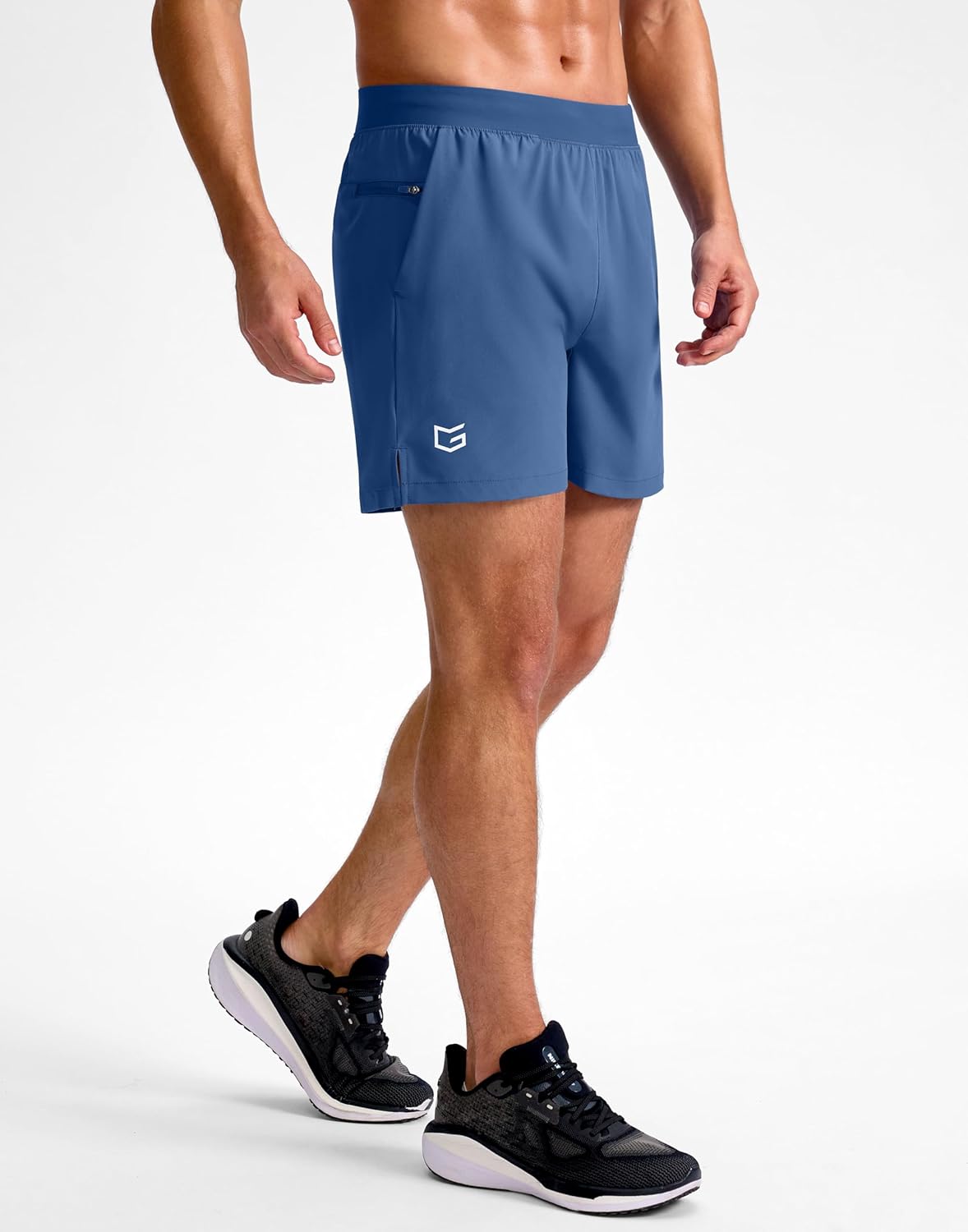 Men's Athletic Running Shorts 7"/5"/9" Zipper Pocket Lightweight Workout Gym Quick Dry Shorts Golf Tennis Hiking