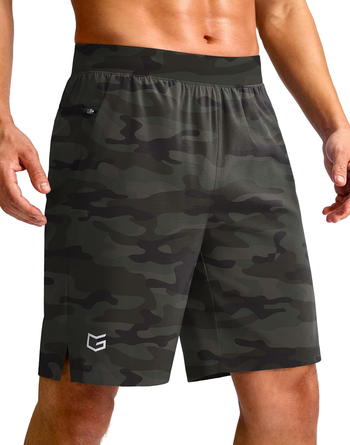 Men's Athletic Running Shorts 7"/5"/9" Zipper Pocket Lightweight Workout Gym Quick Dry Shorts Golf Tennis Hiking