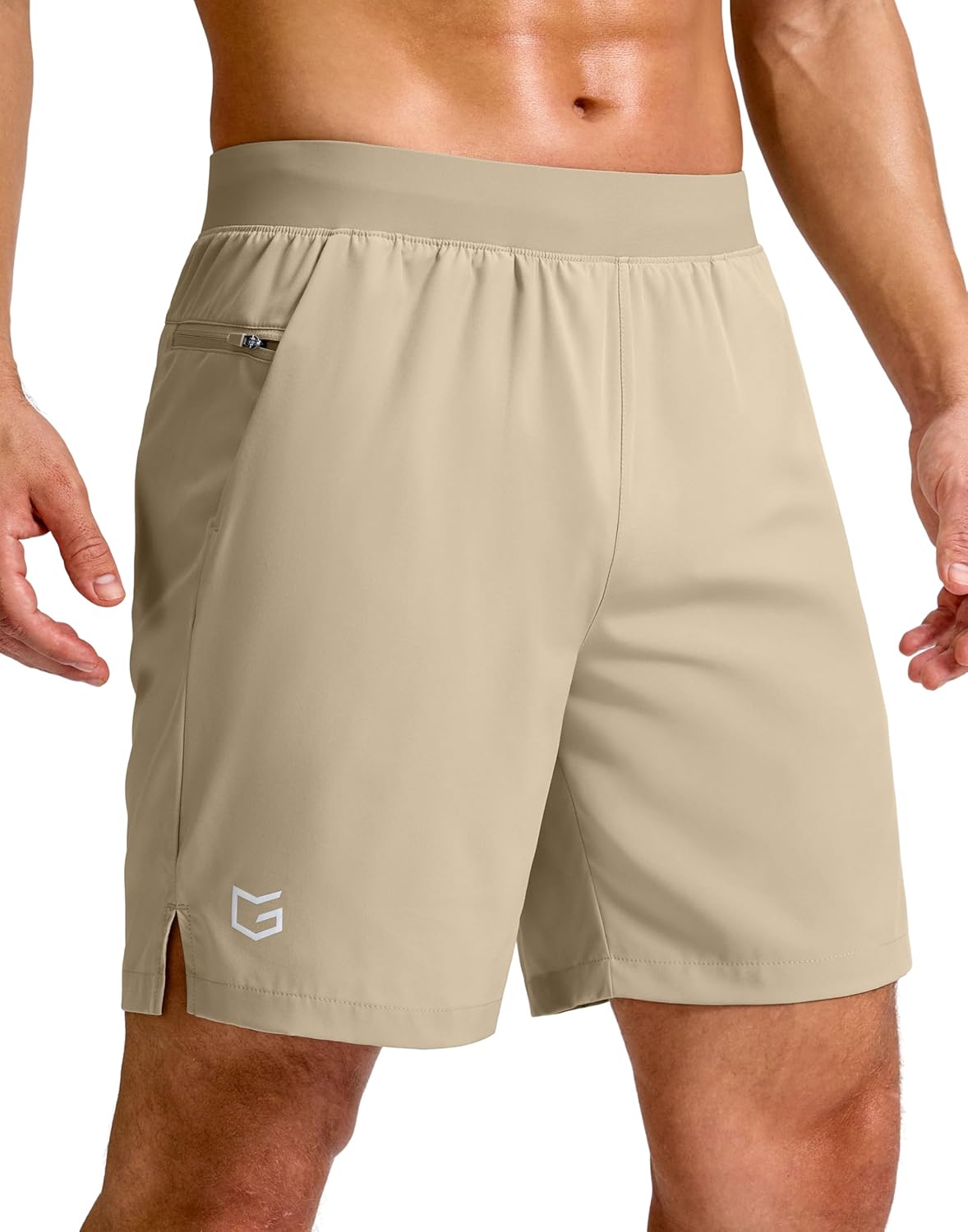 Men's Athletic Running Shorts 7"/5"/9" Zipper Pocket Lightweight Workout Gym Quick Dry Shorts Golf Tennis Hiking