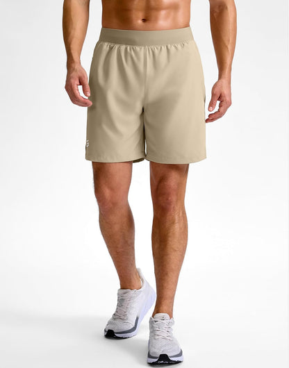 Men's Athletic Running Shorts 7"/5"/9" Zipper Pocket Lightweight Workout Gym Quick Dry Shorts Golf Tennis Hiking