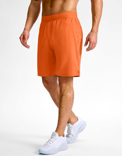 Men's Athletic Running Shorts 7"/5"/9" Zipper Pocket Lightweight Workout Gym Quick Dry Shorts Golf Tennis Hiking