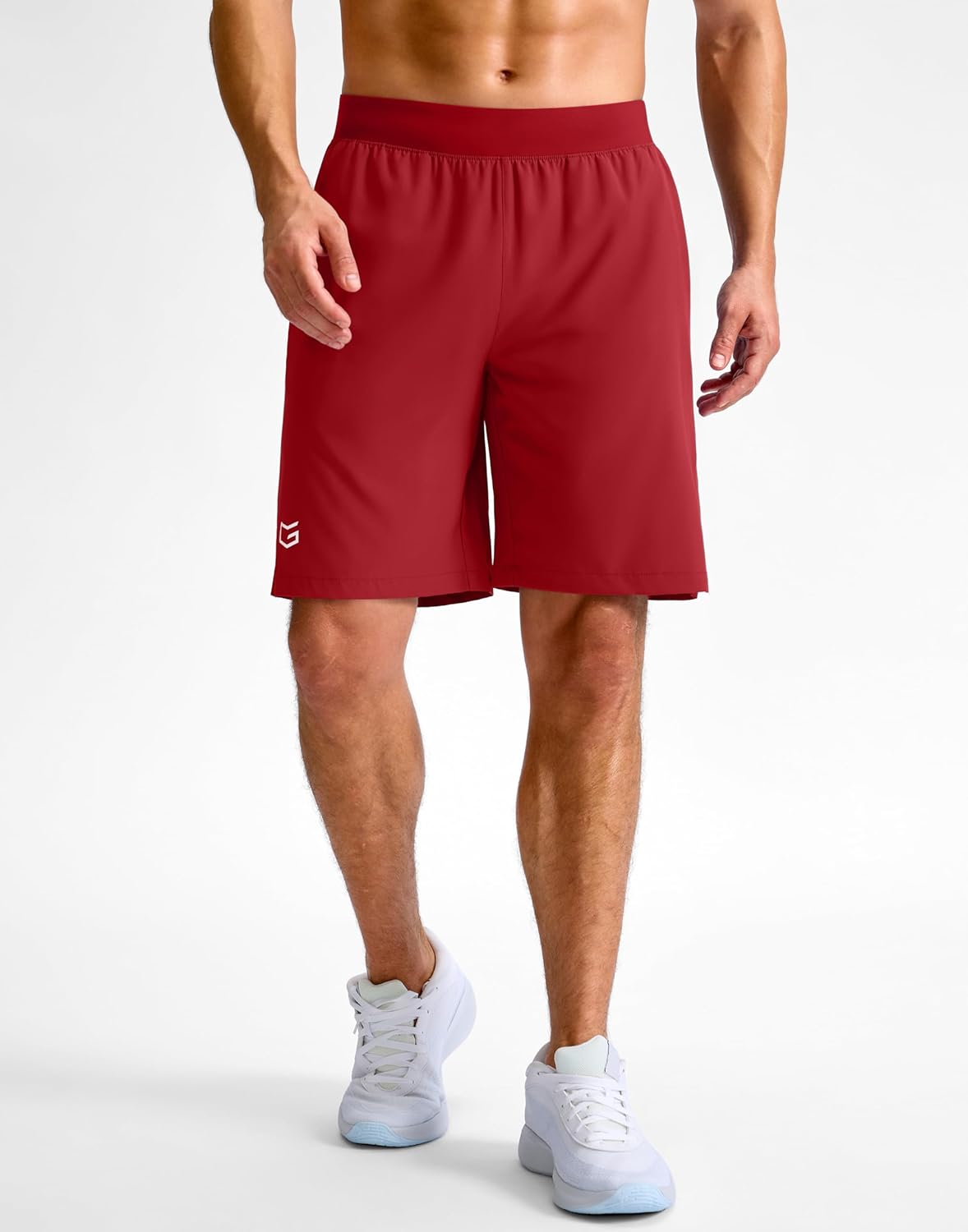 Men's Athletic Running Shorts 7"/5"/9" Zipper Pocket Lightweight Workout Gym Quick Dry Shorts Golf Tennis Hiking