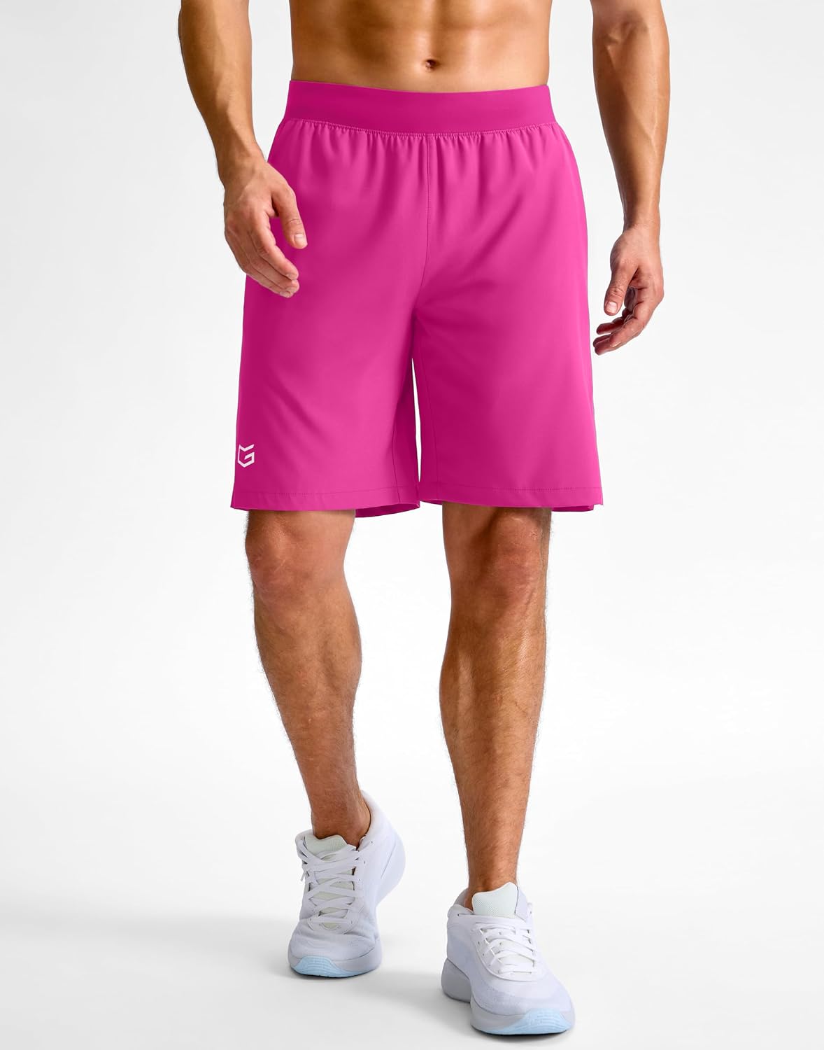 Men's Athletic Running Shorts 7"/5"/9" Zipper Pocket Lightweight Workout Gym Quick Dry Shorts Golf Tennis Hiking