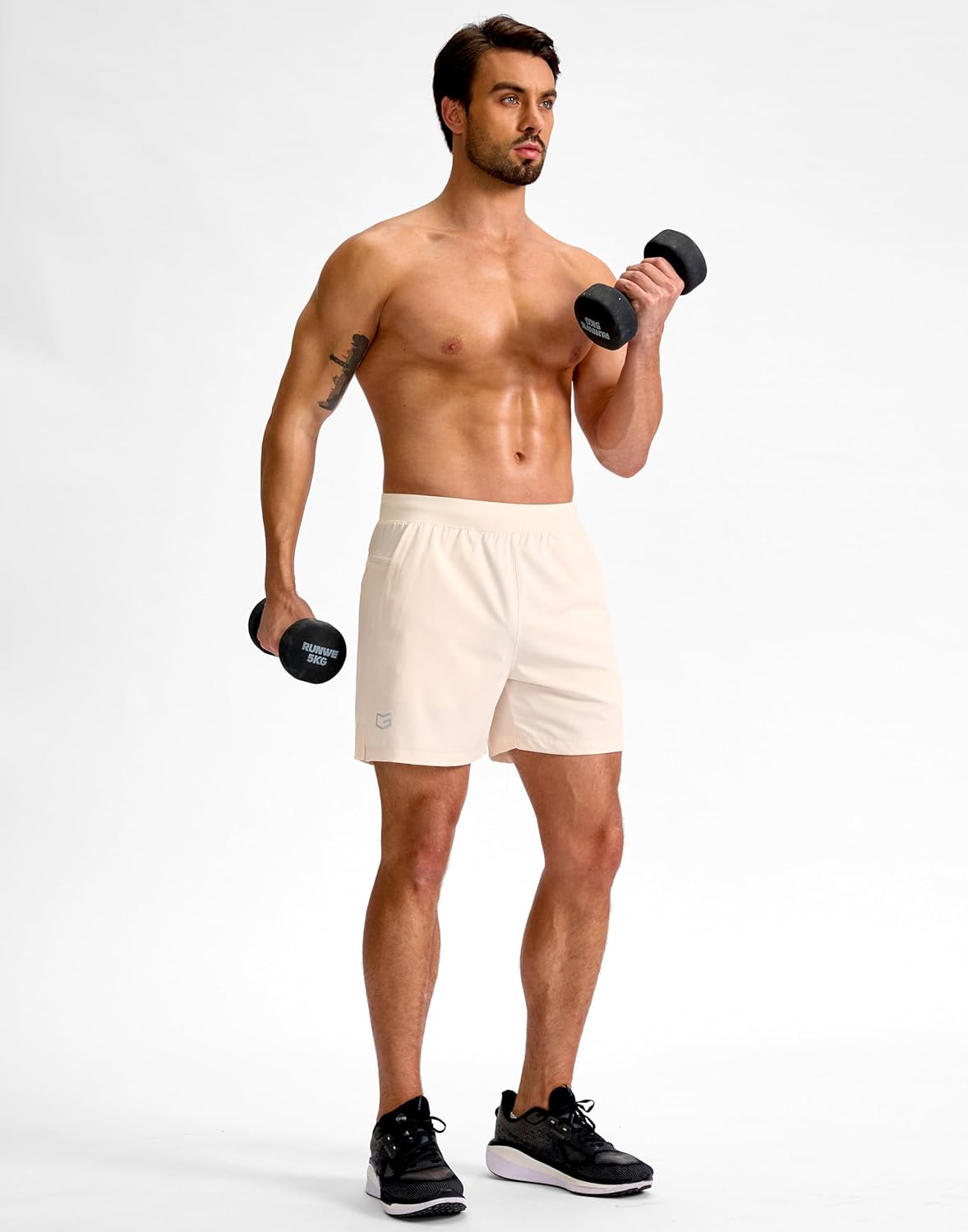 Men's Athletic Running Shorts 7"/5"/9" Zipper Pocket Lightweight Workout Gym Quick Dry Shorts Golf Tennis Hiking