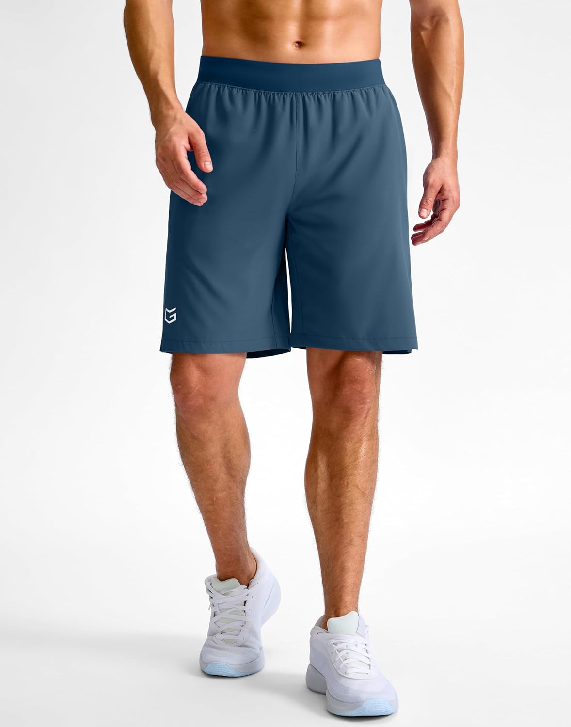 Men's Athletic Running Shorts 7"/5"/9" Zipper Pocket Lightweight Workout Gym Quick Dry Shorts Golf Tennis Hiking
