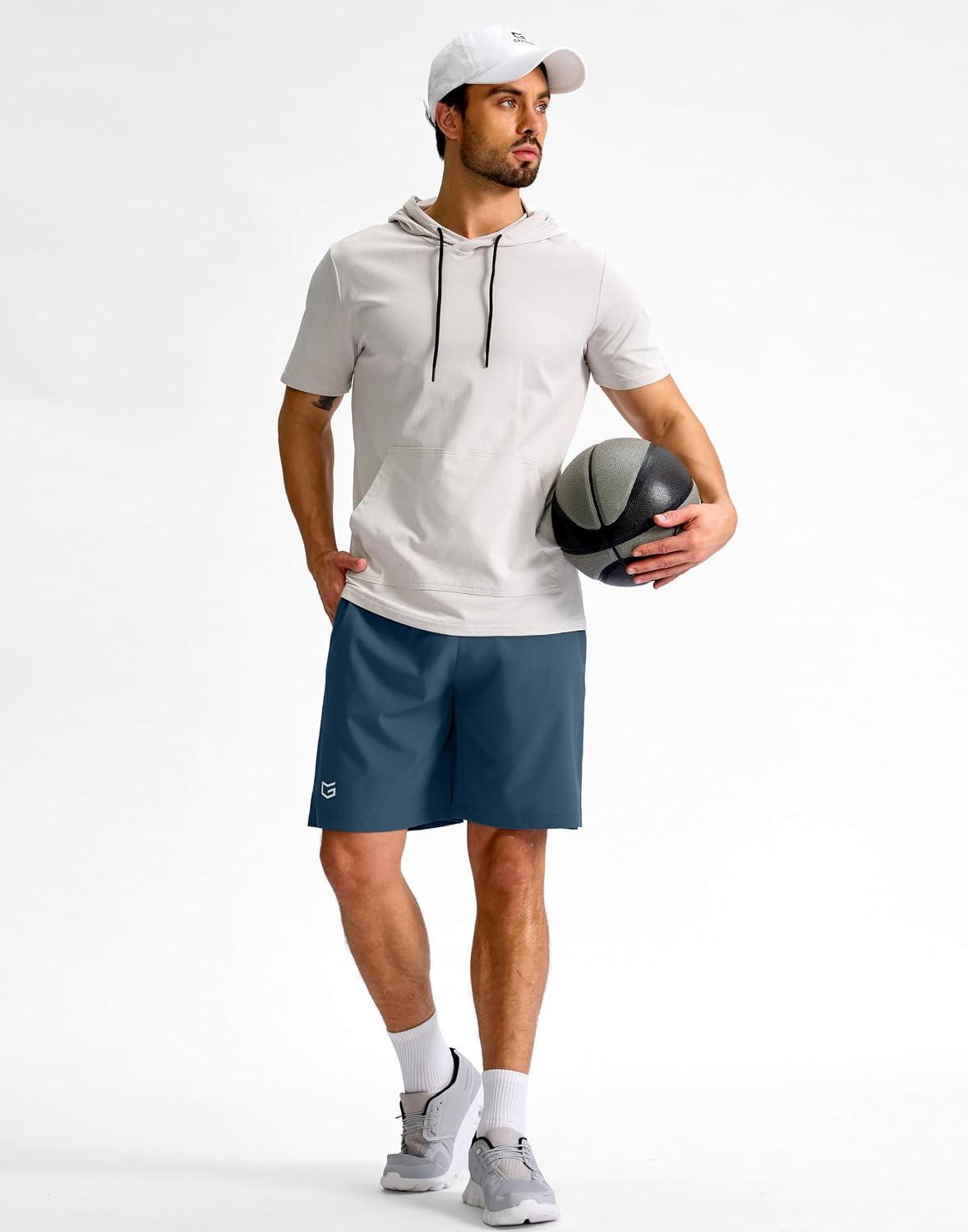Men's Athletic Running Shorts 7"/5"/9" Zipper Pocket Lightweight Workout Gym Quick Dry Shorts Golf Tennis Hiking