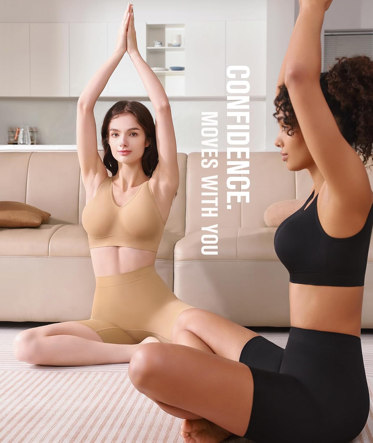 Sports Bras for Women, Seamless Comfortable Yoga Bra with Removable Pads