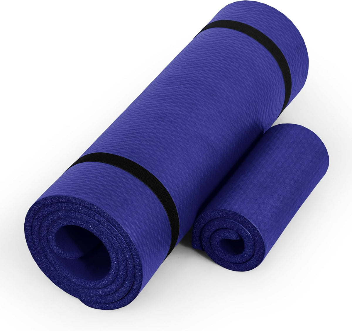 Barbell 1/2-Inch High Density Exercise Yoga Mat with Strap | Multiple Options