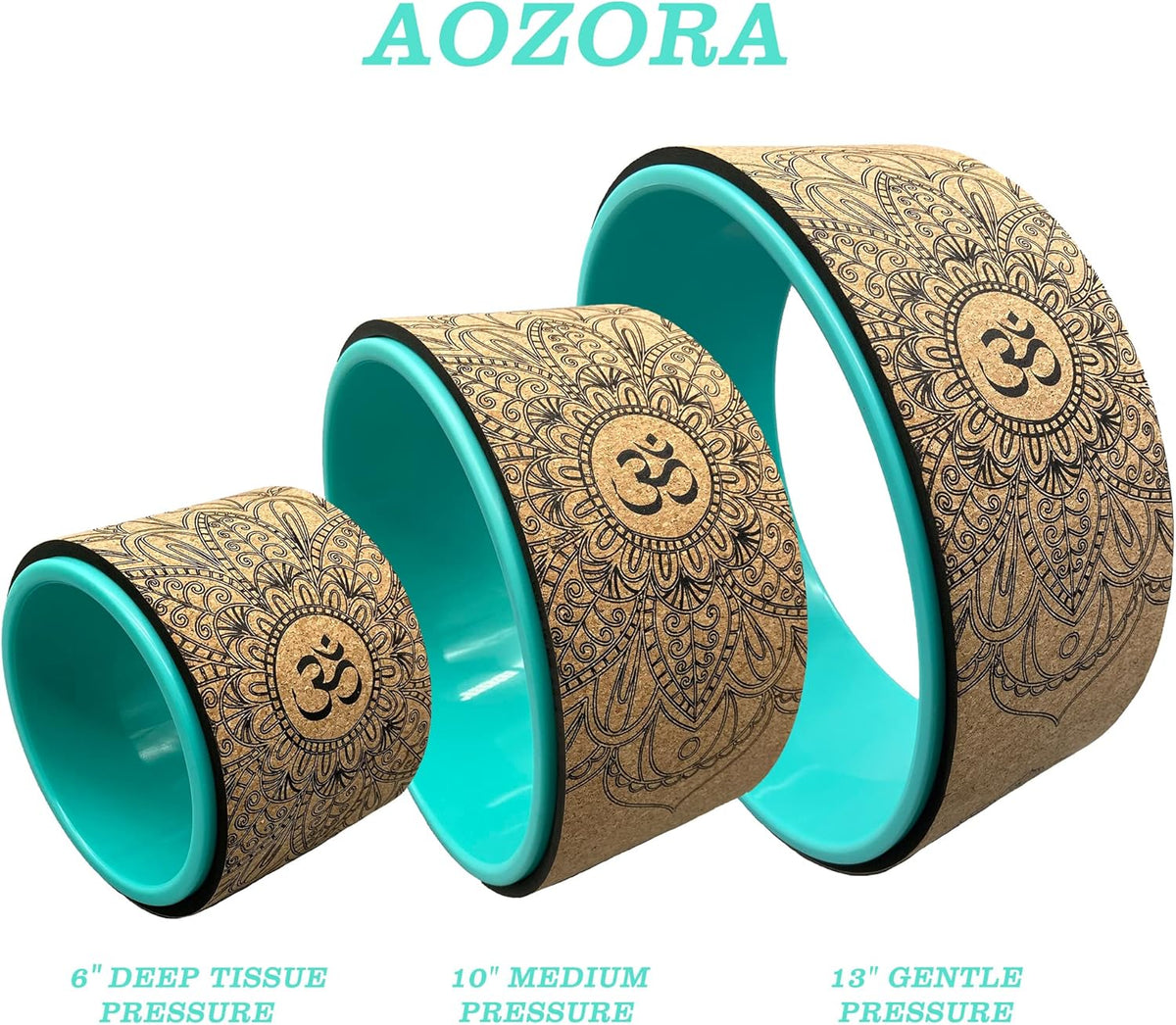 Yoga Wheel 13" with Most Detailed Book Step by Step Guide on How to Do 30+ Poses,! Perfect for Stretching and Improving Backbends